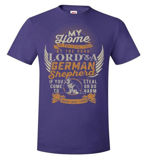 MY HOME IS PROTECTED BY THE LORD & A GSD