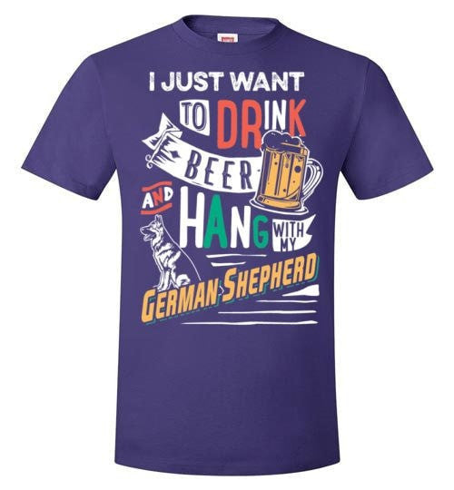 ME, MY BEER AND MY GERMAN SHEPHERD