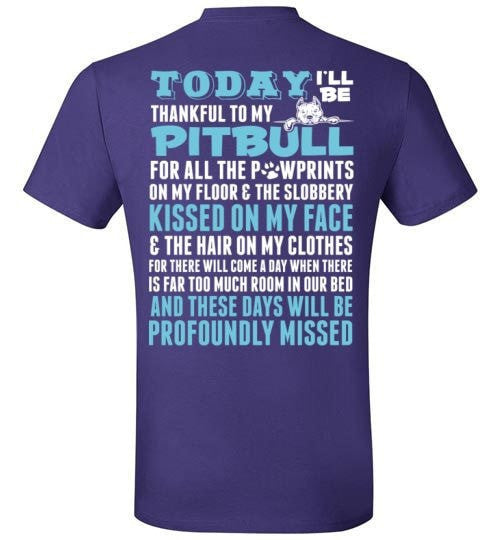 THANKFUL TO MY PIT BULL