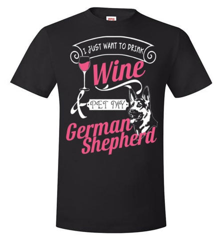 ME, WINE AND MY GERMAN SHEPHERD