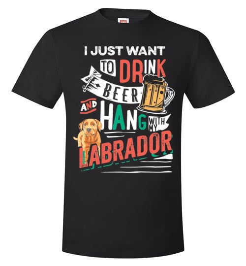 ME, MY BEER AND MY LABRADOR