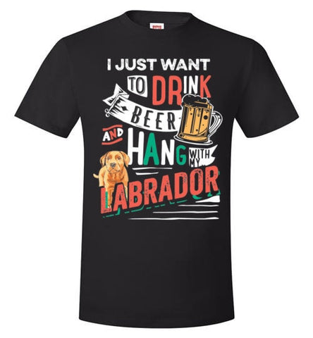 ME, MY BEER AND MY LABRADOR