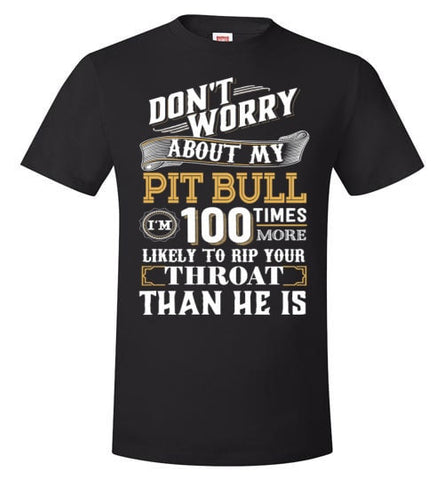 DON'T WORRY ABOUT MY PIT BULL
